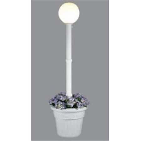 Patio Living Patio Living Concepts 68001 Milano Single White Globe Planter - White 68001